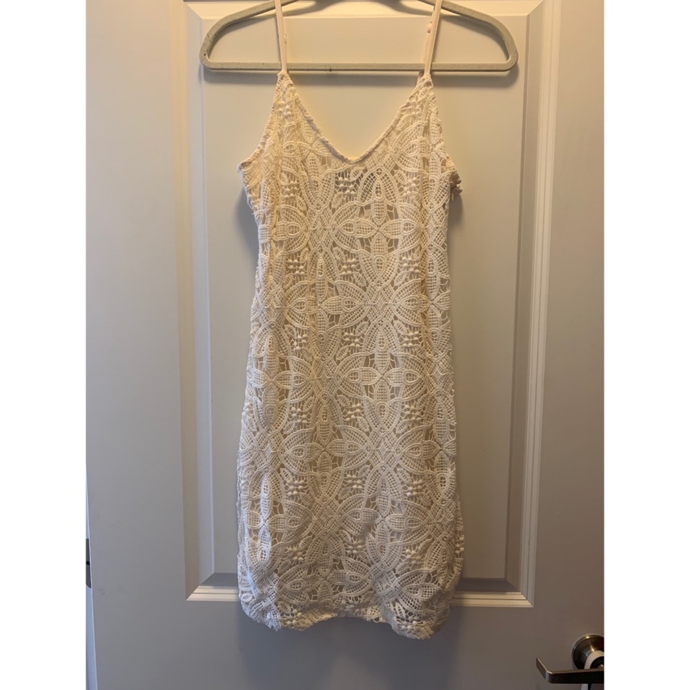 Jack by BB Dakota Cream Lace Dress